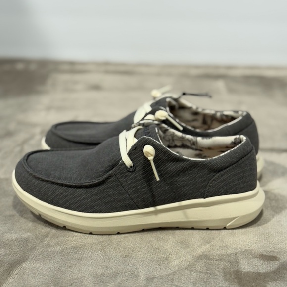 Ariat Gray Loafers Slip-Ons Casual Shoes - Picture 3 of 9